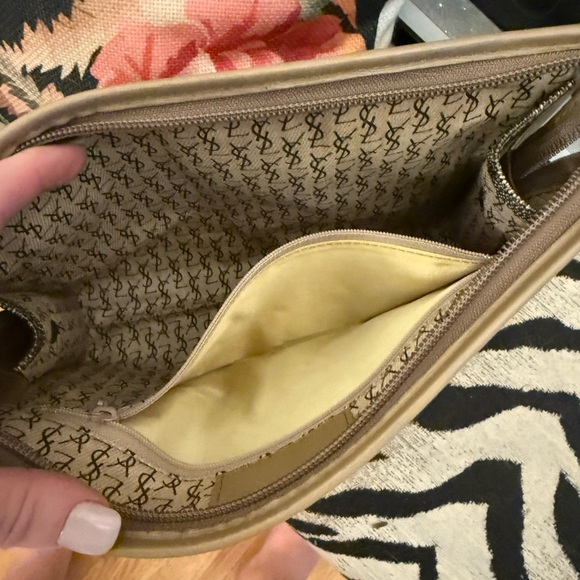 YSL Minaudiere Patterned Clutch Document Holder NWOT - Picture 5 of 13